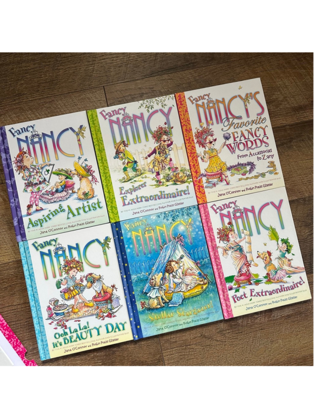 Girls Harper Fancy Nancy Bountiful Box of Books Pink Multicolor